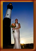 Beach seaside wedding ceremony